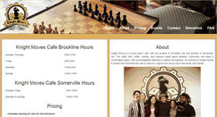 Desktop Screenshot of knightmovescafe.com