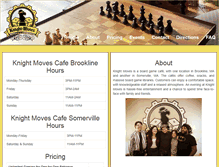 Tablet Screenshot of knightmovescafe.com